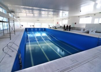 PARTIDO DE LA COSTA: Cristian visitó el Natatorio Municipal de Mar del Tuyú, el 4° del Partido de La Costa, que pronto se pondrá en funcionamiento