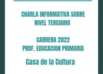 PARTIDO DE GENERAL LAVALLE: Mañana habrá una charla informativa sobre nivel terciario en Casa de la Cultura