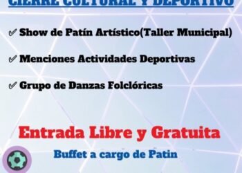 PARTIDO DE GENERAL LAVALLE:  Próximo sábado habrá  “Cierre Cultural y Deportivo” en el Polideportivo Municipal