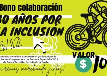 PARTIDO DE LA COSTA: Bicicleteada y caminata familiar a beneficio de la Escuela Especial N° 503 de Santa Teresita