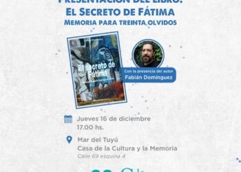 PARTIDO DE LA COSTA: Presentan el libro “El secreto de Fátima” en la Casa de la Cultura y la Memoria de Mar del Tuyú