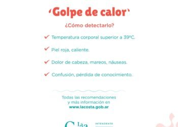 PARTIDO DE LA COSTA: Golpe de calor: consejos útiles para cuidarse ante las altas temperaturas