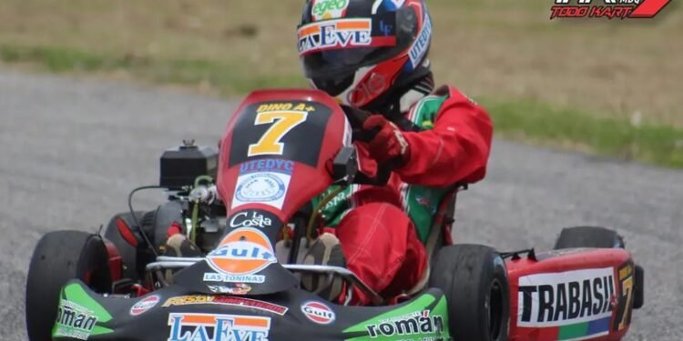 PARTIDO DE LA COSTA: Dino Palmarochi cerró el año con un triunfo en el Campeonato Zonal de Karting