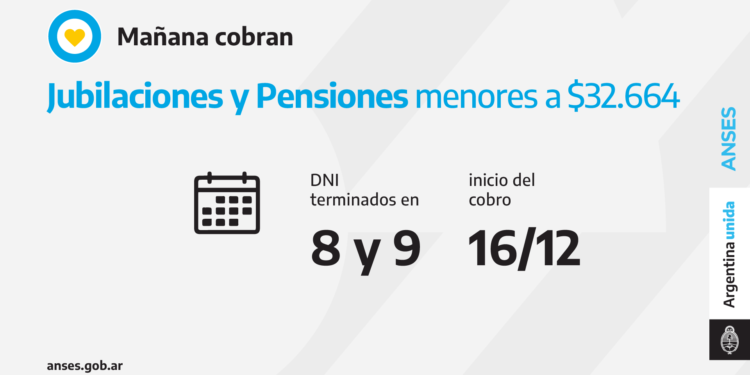 CALENDARIOS DE PAGO DEL JUEVES 16 DE DICIEMBRE