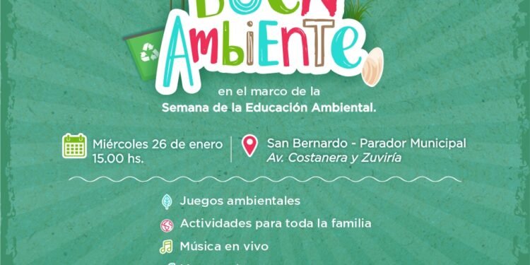 LA COSTA: Se realizará el Festival “Buen Ambiente” en el Partido de La Costa