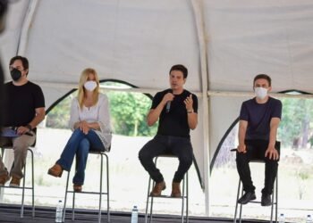 LA COSTA: El intendente Cristian Cardozo recibió al gabinete provincial en el Partido de La Costa