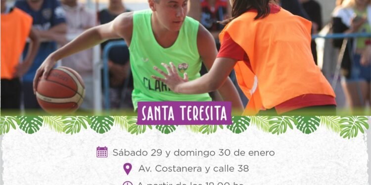 LA COSTA: Este sábado y domingo continúa en Santa Teresita el Torneo de Básquet 3×3