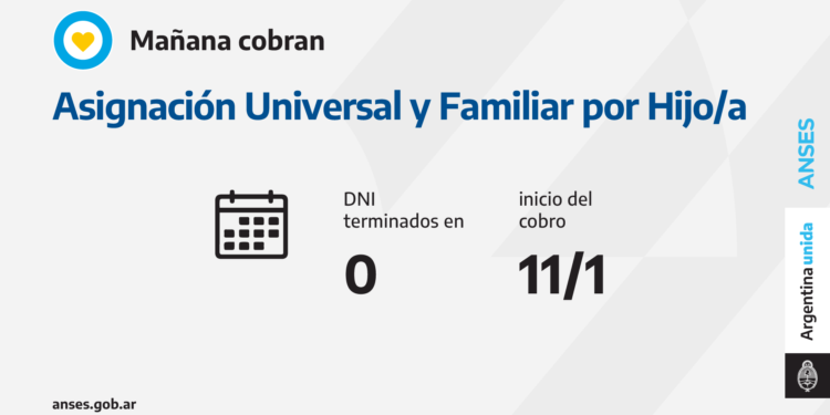CALENDARIOS DE PAGO DEL MARTES 11 DE ENERO