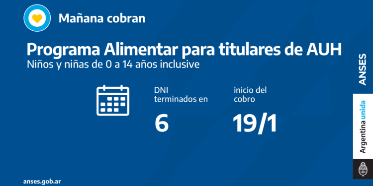 ANSES CALENDARIOS DE PAGO DEL MIÉRCOLES 19 DE ENERO