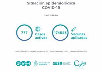 LA COSTA: El Comité Epidemiológico informa la situación en el Partido de La Costa al miércoles 5 de enero