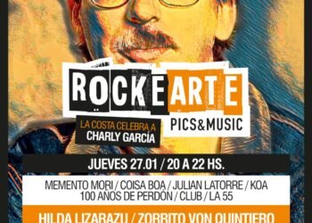 LA COSTA: Mañana jueves se viene la 5ª edición del Rockearte, con La Costa celebra a Charly García