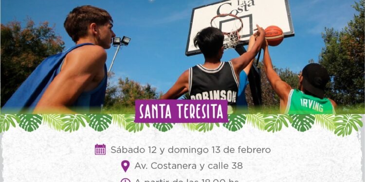 LA COSTA: Se viene otra fecha del Básquet 3×3 en la Costanera de Santa Teresita