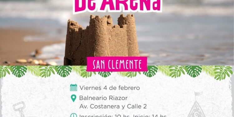 LA COSTA: Este viernes continúa el Concurso Nacional de Figuras y Castillos de Arena en las playas de San Clemente