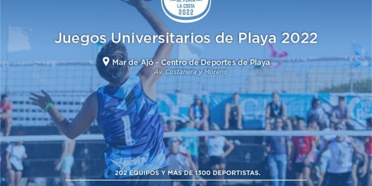 LA COSTA: El Partido de La Costa ya está listo para la 2ª edición de los Juegos Universitarios de Playa