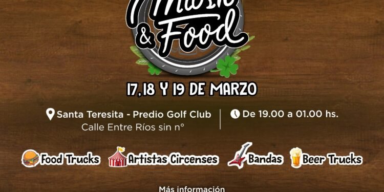 LA COSTA: Jueves, viernes y sábado en Santa Teresita con La Costa Music & Food, un festival artístico y gastronómico para disfrutar en familia y con amigos