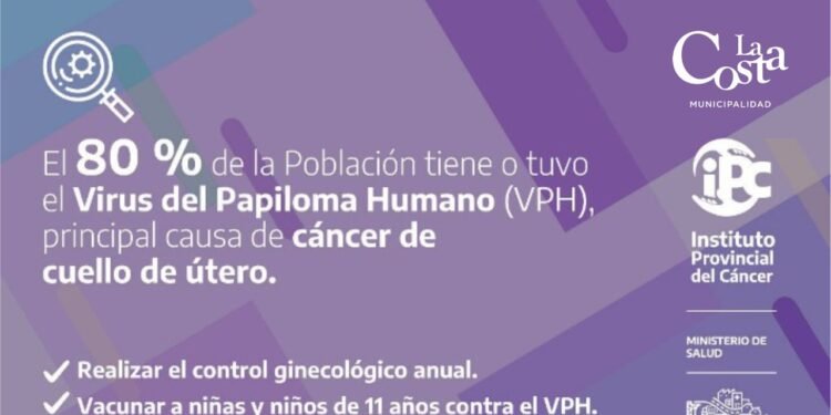 LA COSTA: La Municipalidad de La Costa refuerza la campaña de vacunación contra el HPV para niños y niñas de 11 años