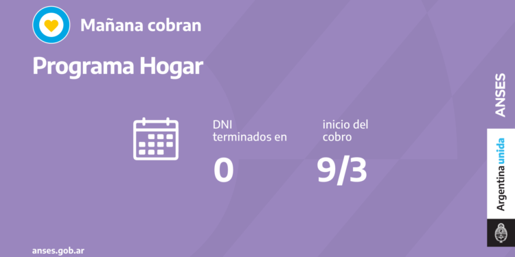 ANSES CALENDARIOS DE PAGO DEL MIÉRCOLES 9 DE MARZO