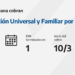 ANSES CALENDARIOS DE PAGO DEL JUEVES 10 DE MARZO