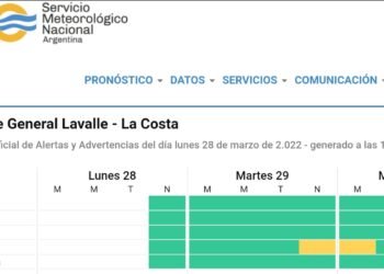 🟡LA COSTA: ALERTA AMARILLA POR VIENTO🟡