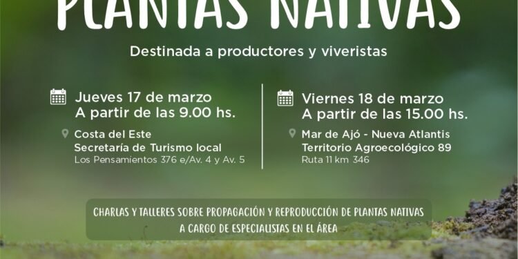 LA COSTA: Se realizará una capacitación para productores y viveristas
