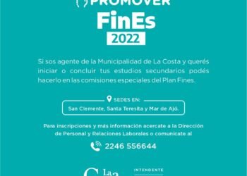 LA COSTA: Abrió la inscripción para trabajadores municipales que soliciten cursar el nivel secundario