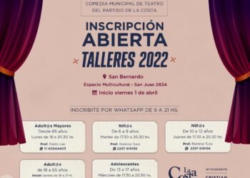 LA COSTA: Está abierta la inscripción para los talleres que ofrece La Comedia Municipal de Teatro para niños, niñas, adolescentes, adultos y adultos mayores