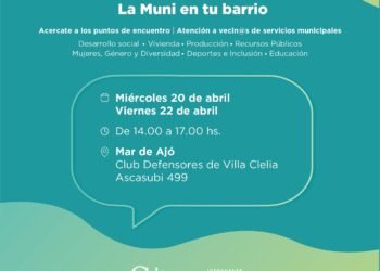 LA COSTA: La Muni en tu Barrio continúa este miércoles y viernes acercando servicios a la comunidad en Villa Clelia
