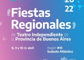 LA COSTA: En abril llega la Fiesta Regional de Teatro Independiente al Partido de La Costa con obras gratuitas para toda la comunidad