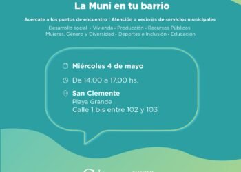 LA COSTA: La Muni en tu Barrio llega a San Clemente para continuar acercando los servicios a vecinos y vecinas