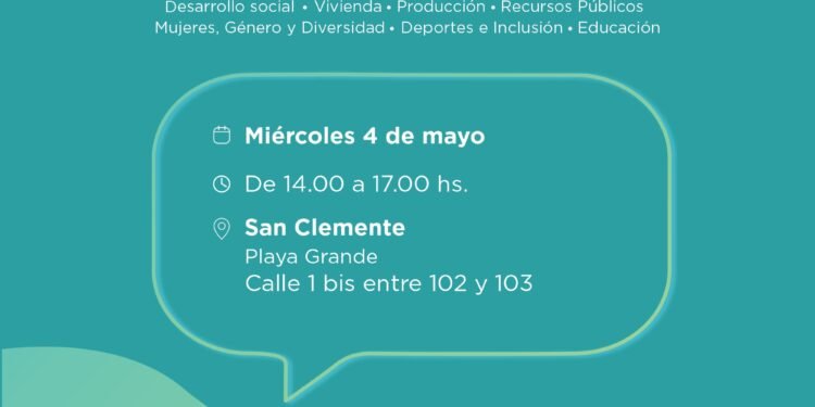 LA COSTA: La Muni en tu Barrio llega a San Clemente para continuar acercando los servicios a vecinos y vecinas