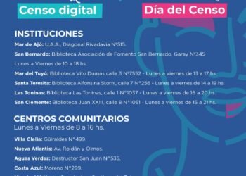 LA COSTA: Continúa el Censo digital 2022: hay tiempo hasta el 18 de mayo para completar el cuestionario online
