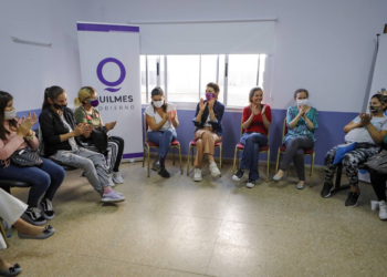 RAVERTA Y MENDOZA SE REUNIERON CON FUTURAS MAMÁS EN QUILMES