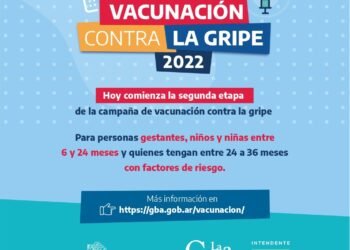 LA COSTA: Comienza la vacunación antigripal gratuita para gestantes, niños y niñas entre 6 y 36 meses con o sin factores de riesgo