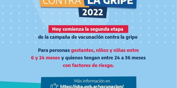 LA COSTA: Comienza la vacunación antigripal gratuita para gestantes, niños y niñas entre 6 y 36 meses con o sin factores de riesgo