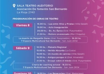 LA COSTA: Con entradas gratuitas, comienza la Fiesta Regional de Teatro Independiente que trae a La Costa obras de primer nivel