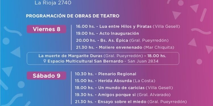 LA COSTA: Con entradas gratuitas, comienza la Fiesta Regional de Teatro Independiente que trae a La Costa obras de primer nivel