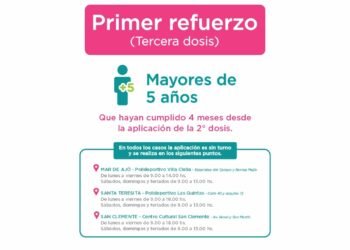LA COSTA: Está disponible la tercera dosis para niños y niñas a partir de los 5 años en los tres Centros de Vacunación del Partido de La Costa