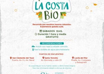 LA COSTA: Este sábado continúa Experiencia La Costa Bio, una propuesta para descubrir los tesoros de La Costa