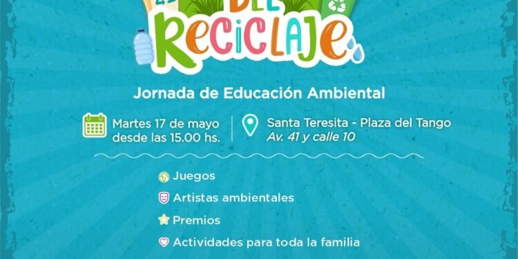 LA COSTA: Se realizarán actividades en Santa Teresita por el Día Mundial del Reciclaje