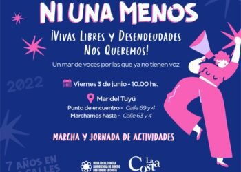 LA COSTA: #NiUnaMenos: El Partido de La Costa vuelve a marchar contra la violencia de género en Mar del Tuyú