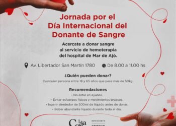 LA COSTA: Día Mundial del Donante de Sangre: habrá jornadas especiales de donación en La Costa