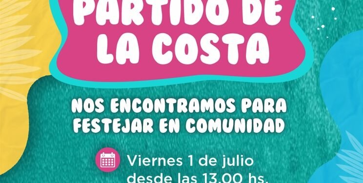 El Partido de La Costa celebrará su 44º aniversario con una gran fiesta popular en Mar del Tuyú con la actuación especial de Agapornis