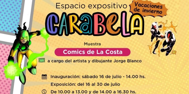 LA COSTA: La Carabela de Santa Teresita ofrecerá en vacaciones de invierno una muestra de cómics con entrada libre y gratuita
