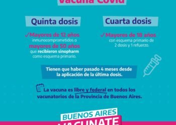 LA COSTA: Comenzó en el Partido de La Costa la aplicación del segundo refuerzo de la vacuna contra el Covid-19