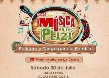 LA COSTA: Este sábado se viene otra tarde de tango y folclore con el ciclo “Música en la Plaza” en San Clemente