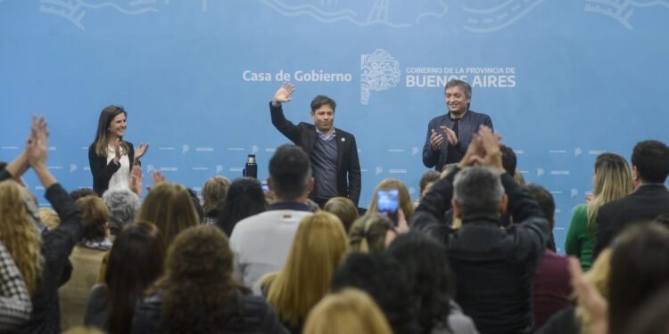 ANSES: RAVERTA, KICILLOF Y MÁXIMO KIRCHNER ENTREGARON LA JUBILACIÓN 180 MIL POR TAREAS DE CUIDADO