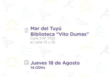 LA COSTA: Charla informativa sobre Ambiente Costero en la Biblioteca Popular Vito Dumas de Mar del Tuyú
