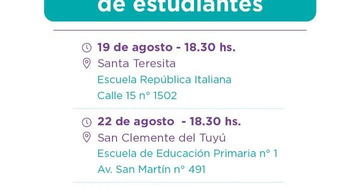 LA COSTA: Costeros y costeras que finalizaron el Plan FinEs tendrán su acto de colación en Santa Teresita, San Clemente y Mar de Ajó