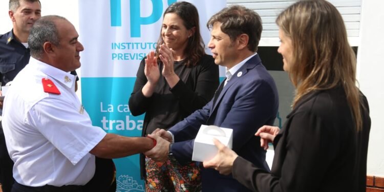 KICILLOF  Y MORETTI  INAUGURARON  UNA  OFICINA DEL IPS EN MAIPÚ