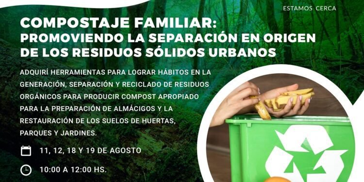 LA COSTA: Está abierta la inscripción al curso de compostaje familiar que se dictará en Santa Teresita